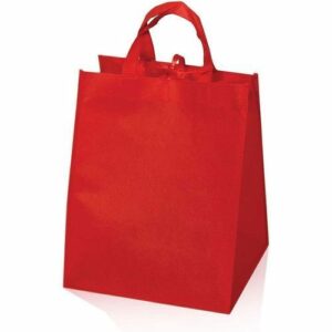 Buste per Panettone in TNT Rosso 25+25×33 cm