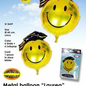 Palloncino Mylar 49×66 cm Emoticon Laurea