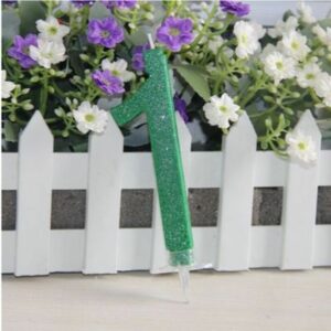 CANDELA GLITTER VERDE 1 *