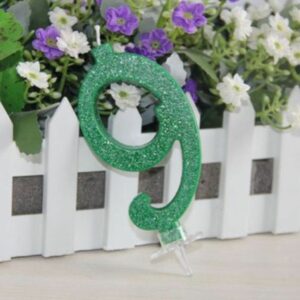 CANDELA GLITTER VERDE 9 *