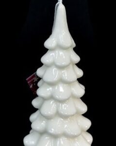 Candela a Forma di Albero Bianco diametro 8,5 cn altezza 18 cm *