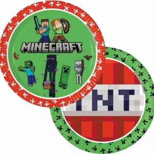 Piatti 23 cm Next Gen Minecraft 8 pezzi *