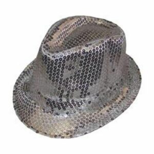 Cappello Argento con Paillettes*