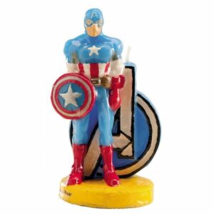 Candelina Captain America Avengers 8,5 cm H