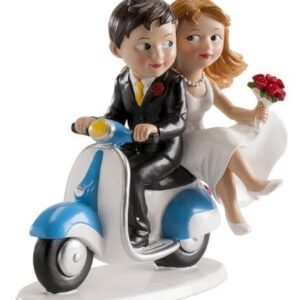 Cake Topper Matrimonio – Sposi in Vespa *