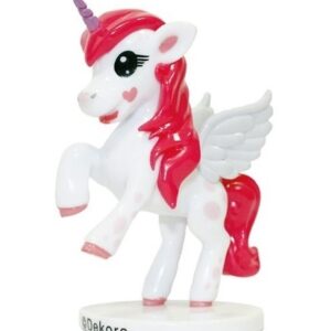 Cake Topper Personaggio Unicorno 8 cm *