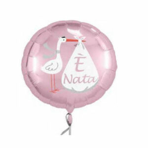 Palloncino Mylar 18” E’ Nato Rosa