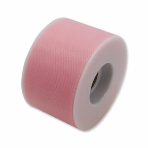 Rotolo tulle h 5 cm x 50 mt Rosa *