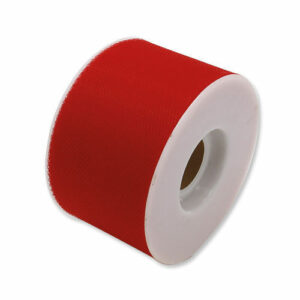 Rotolo tulle h 5 cm x 50 mt Rosso *