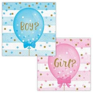 Tovaglioli 25×25 cm Boy or Girl 16 pz