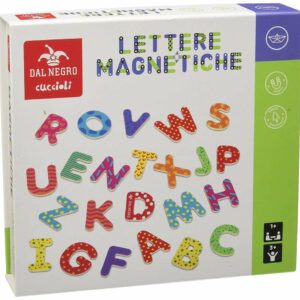 Dal Negro – Lettere Magnetiche in legno 77 pezzi *