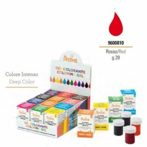 GEL COLORANTE DECORA ROSSO 28 G *