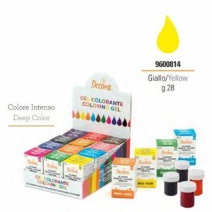 GEL COLORANTE DECORA GIALLO 28 G *