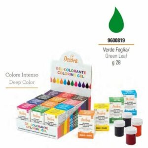 Decora Gel Colorante 28 grammi Verde Foglia *