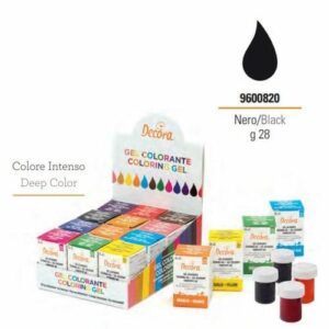 GEL COLORANTE DECORA NERO 28 G *