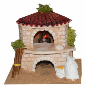 FORNO FUNZIONANTE  18X16X16 cm *