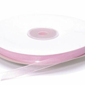 NASTRO ORGANZA 16 mm 50 mt ROSA BABY*