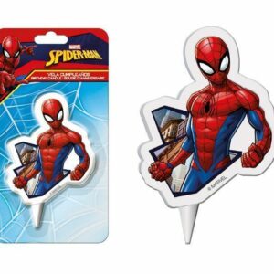 Candelina Sagomata Spiderman 7,5 cm H