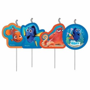 Candeline Picks Alla Ricerca di Dory 4 pz