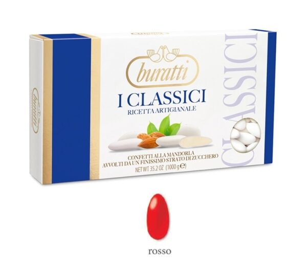 Confetti Capri alla Mandorla Rossi 1 kg *