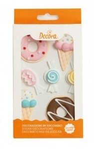 Decorazioni in Zucchero Dolci 7 pz*