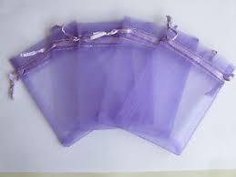 SACCHETTI ORGANZA 7×10 cm LILLA 10 pz*