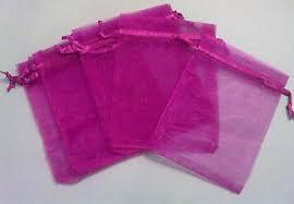 SACCHETTI ORGANZA 7X10 FUCISA 10 PZ*