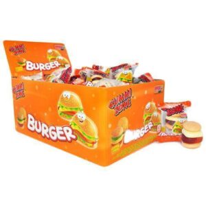 Caramelle gommose Mini Hamburger 60 pezzi *