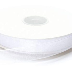 NASTRO ORGANZA BIANCO 20 mm 50 mt*