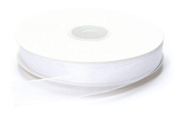 NASTRO ORGANZA BIANCO 20 mm 50 mt*