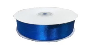 Rotolo Nastro Doppio Raso Blue 25 mm 50 metri *