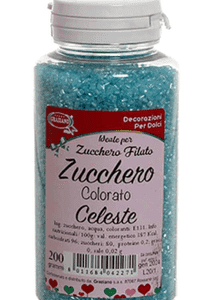 Zucchero Colorato Celeste 200 grammi *