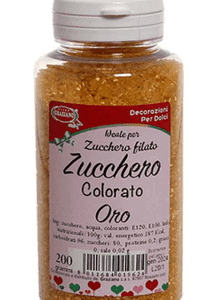 Zucchero Colorato Oro 200 grammi *