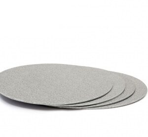 Cake Board Argento spessore  3 mm diametro 20 cm *