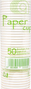 Bicchieri in Carta Biodegradabili 240 cc 50 pz *